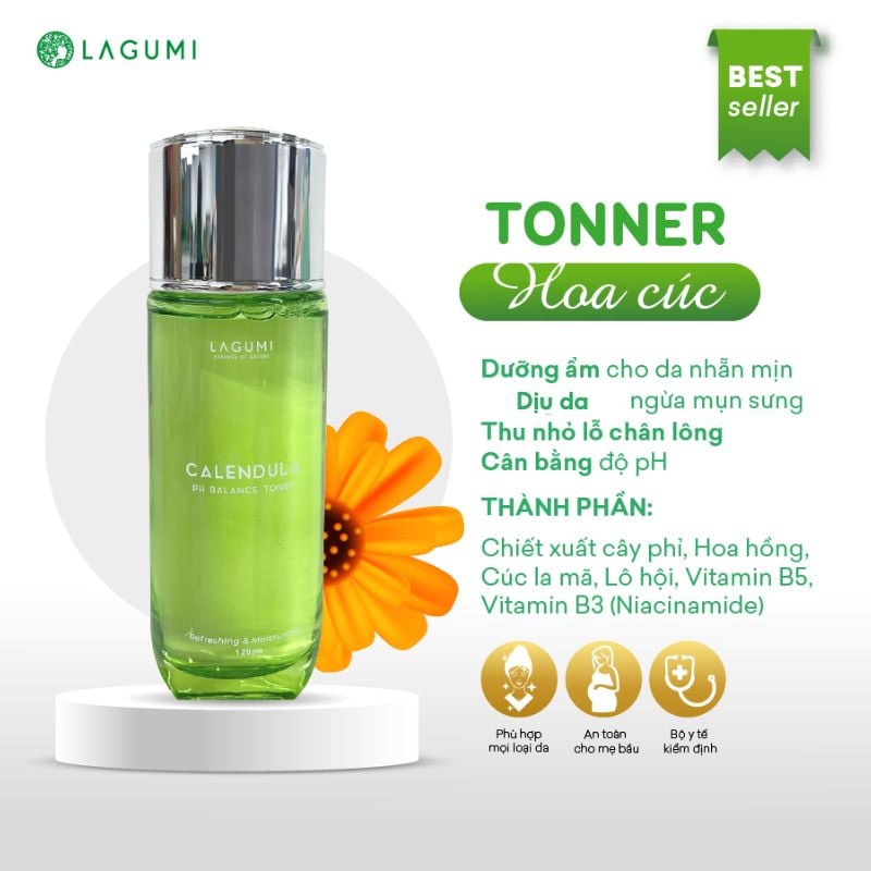 Combo chăm sóc da toàn diện 6 món Lagumi Làm sạch sâu - Cấp ẩm - Kiềm dầu - Bảo vệ da tối ưu