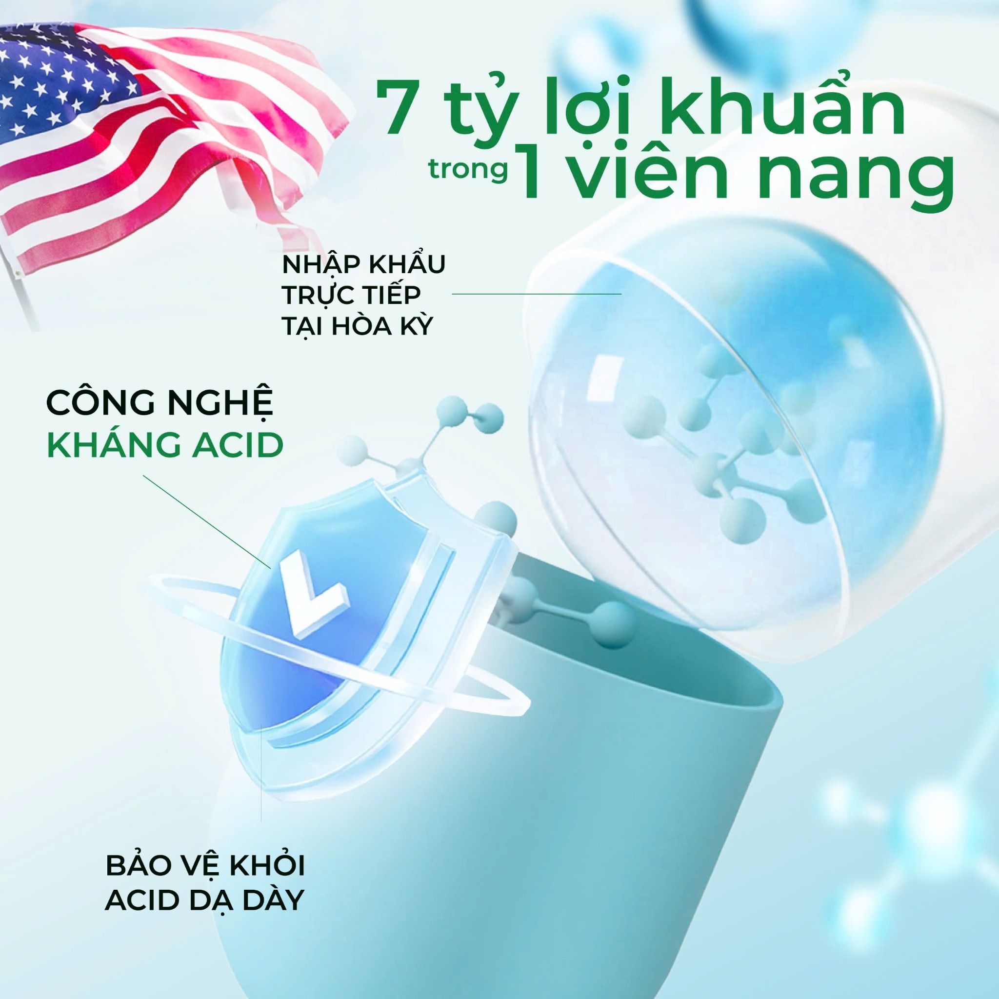 Men Vi Sinh Phụ Khoa Lagumi Giảm Viêm Tái Lại Giảm Khí Hư Bổ Sung 7 Tỷ Lợi Khuẩn Hộp 10 Viên