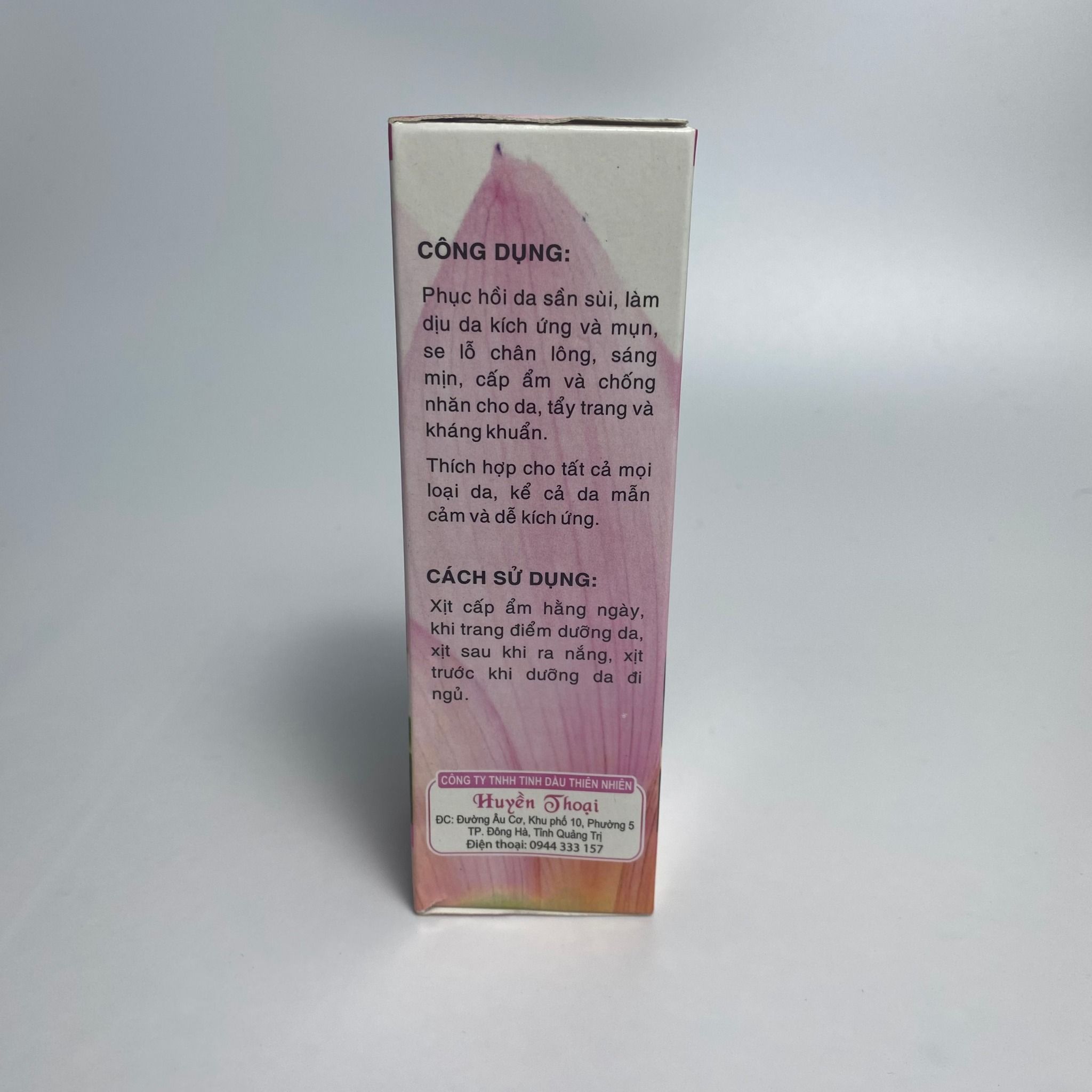 Nước hoa sen Huyền Thoại, Việt Nam 100ml