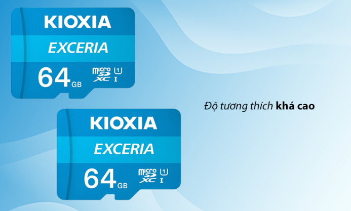 Thẻ nhớ Kioxia 64GB Exceria C10 U1 - Bh 24 Tháng