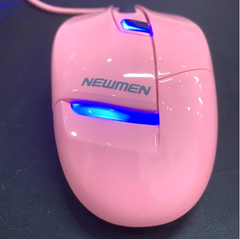 Mouse có dây NEWMEN G10 PLUS Pink - Bh 12 tháng