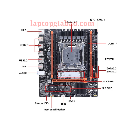 MAIN X99H DDR4 V1.41 socket 2011- BH 12 THÁNG