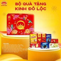 Bộ hộp quà tết Kinh Đô 2024 Lộc