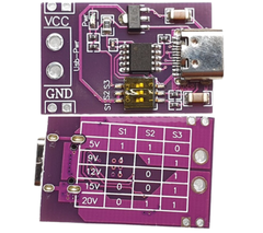 Module - Mạch Trigger Type-C - Mạch Mồi Kích Hoạt Sạc Nhanh QC2.0 PD2.0 Lấy Nguồn DC 9V 12V 15V 18V 20V