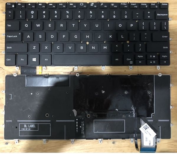 KEY DELL XPS 9370 ĐEN ZIN LED - BH 06 THÁNG