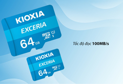 Thẻ nhớ Kioxia 64GB Exceria C10 U1 - Bh 24 Tháng