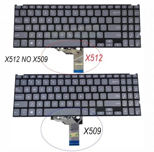 KEY ASUS X509 ĐEN OEM - BH 06 THÁNG