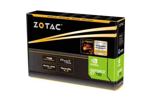 ZOTAC GeForce® GT 730 2GB DDR5 -