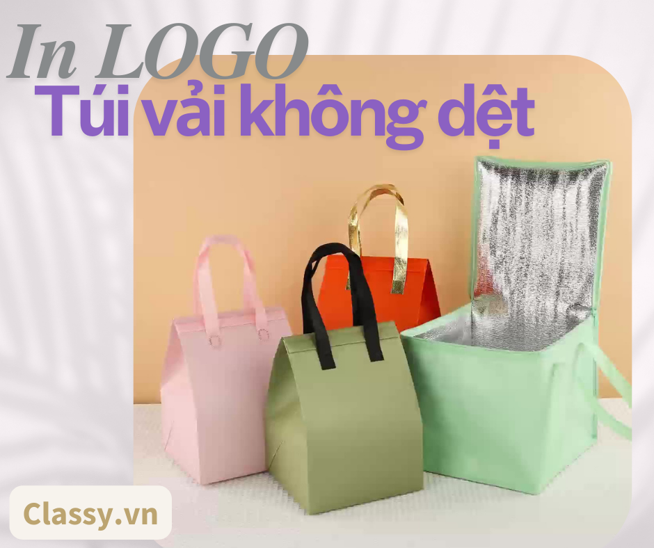 TÚI VẢI KHÔNG DỆT IN LOGO - ĐẶT HÀNG NGAY!