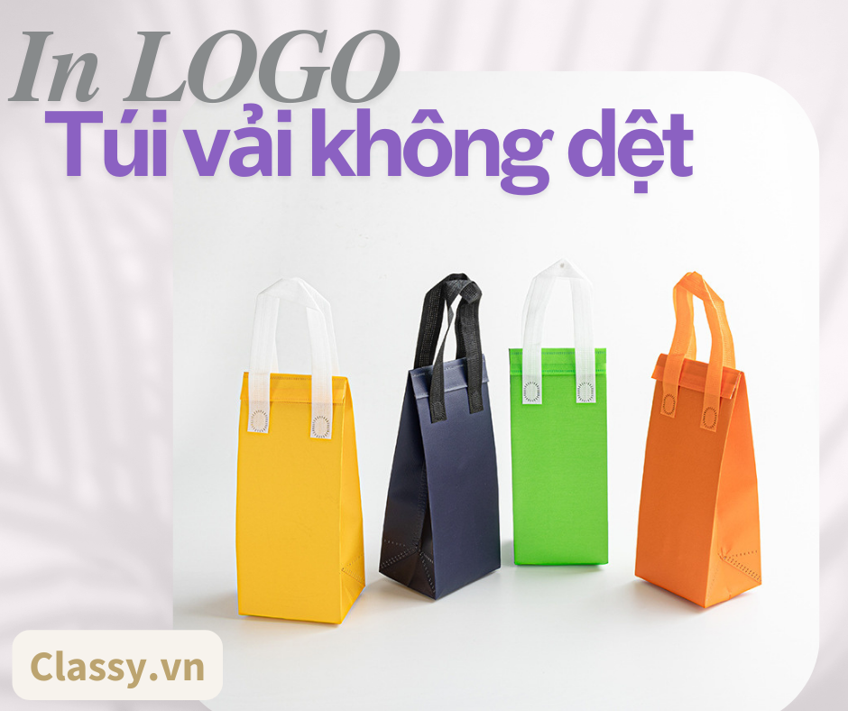 TÚI VẢI KHÔNG DỆT IN LOGO - ĐẶT HÀNG NGAY!