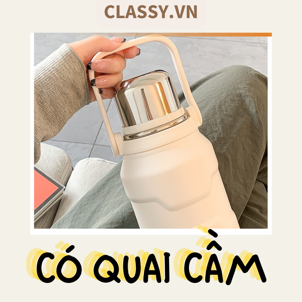 Bình giữ nhiệt inox cao cấp mẫu mới PK1847 DUNG TÍCH 1200ml giữ nhiệt lạnh GIỮ NHIỆT TỐT