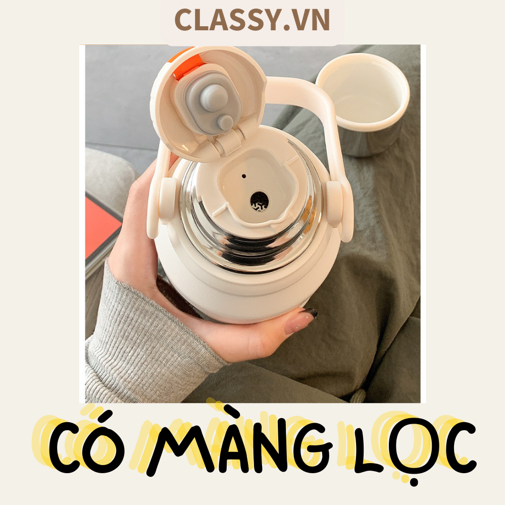 Bình giữ nhiệt inox cao cấp mẫu mới PK1847 DUNG TÍCH 1200ml giữ nhiệt lạnh GIỮ NHIỆT TỐT