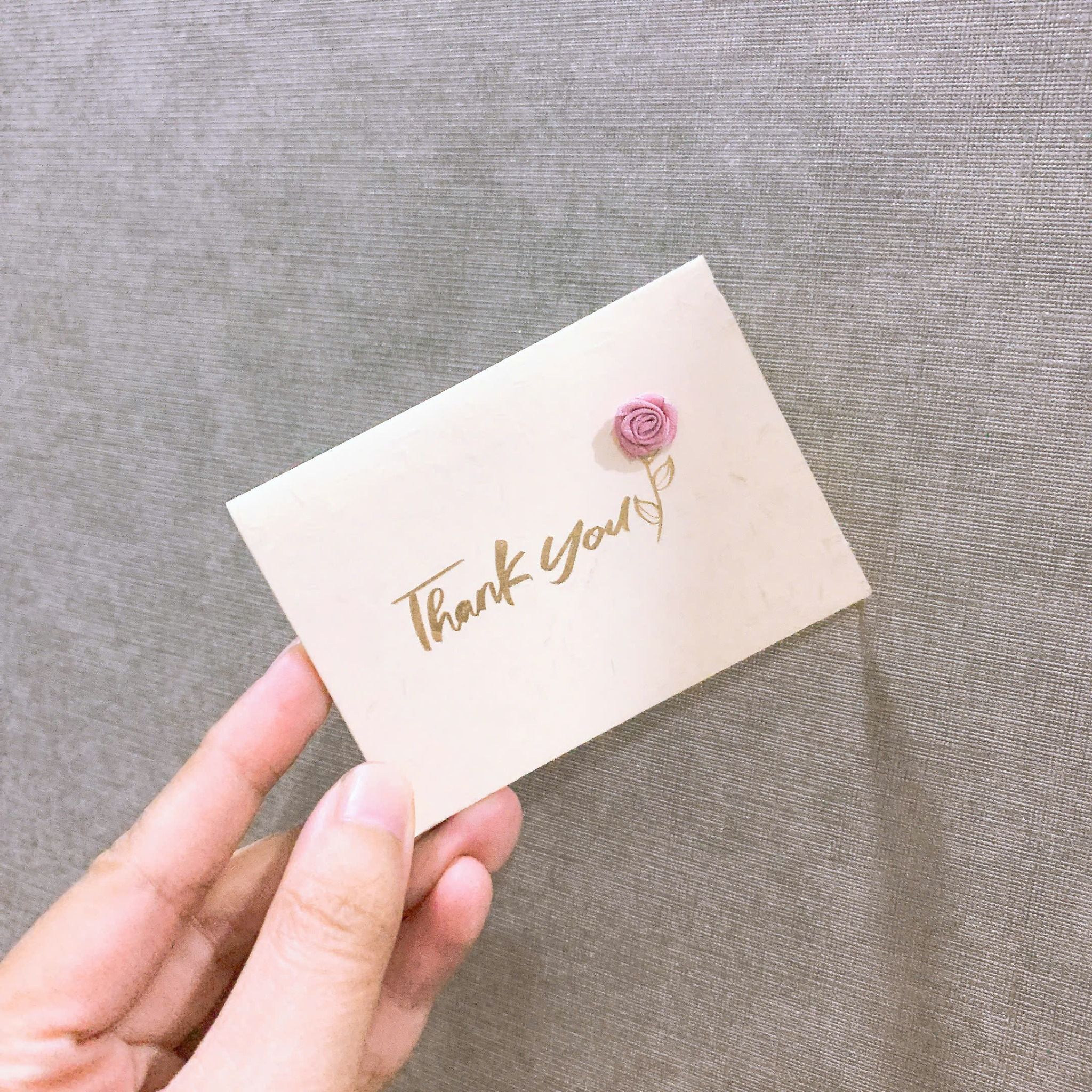 Classy Thiệp chúc mừng, thiệp đính hoa nhựa đẹp tinh tế, quà tặng sinh nhật, lễ hội Q1496