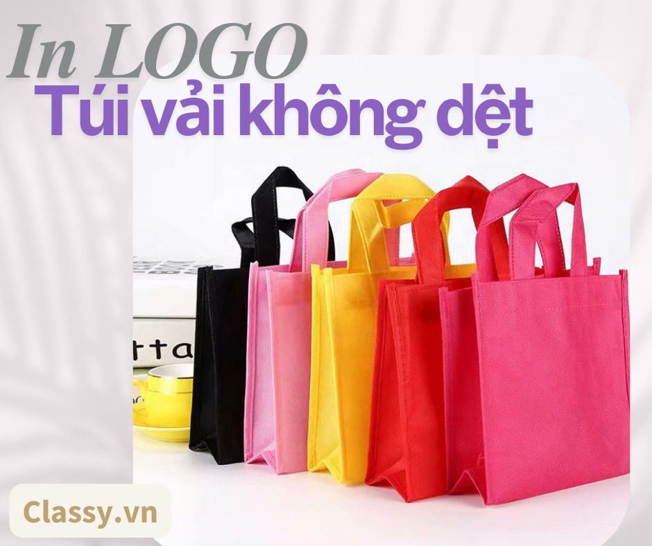 TÚI VẢI KHÔNG DỆT IN LOGO - ĐẶT HÀNG NGAY!