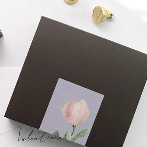 Thẻ tag trang trí Classy Hoa Tulip DIY trang trí thẻ đóng gói quà tặng 4,2 X 5 CM Q1817
