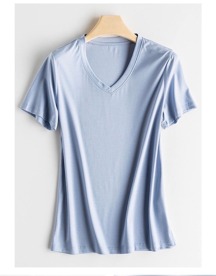 Áo thun Cổ TIM NHIỀU MÀU, 100% Cotton Sang Mịn giải nhiệt mùa hè thấm hút mồ hôi