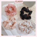  Dây cột tóc Classy họa tiết chú gấu siêu êm siêu bền PK1370 