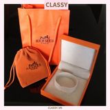  Classy Hộp trang sức Hermes full set đầy đủ hộp, túi giấy, túi vải, phụ kiện Q350 