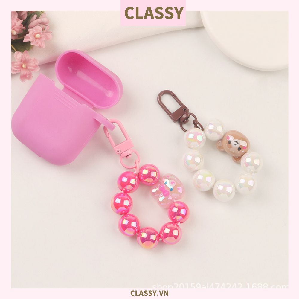  Classy Móc khóa chuỗi hạt nhựa nhiều màu, nhiều kích thước PK1268 