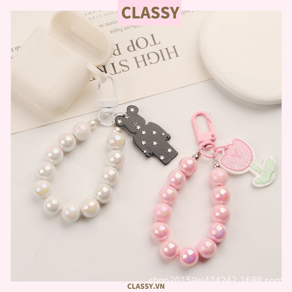 Classy Móc khóa chuỗi hạt nhựa nhiều màu, nhiều kích thước PK1268