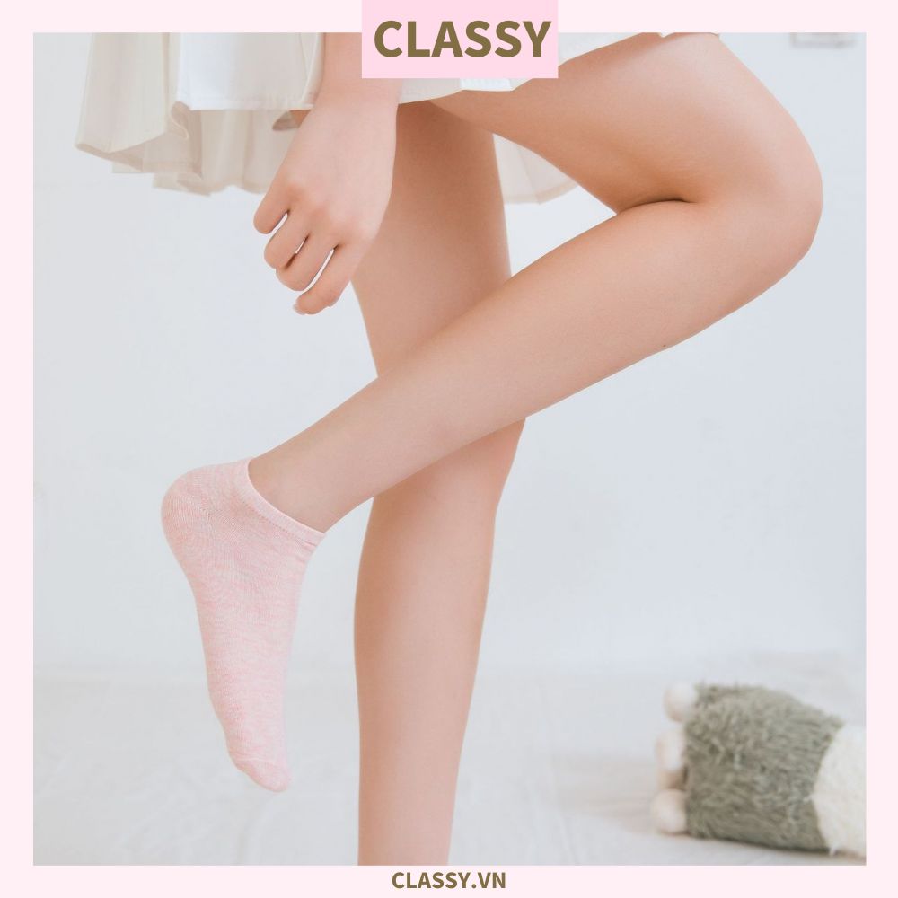  Classy Tất cổ ngắn, vớ cổ ngăn cotton dày dặn, phù hợp cả nam và nữ G1406 