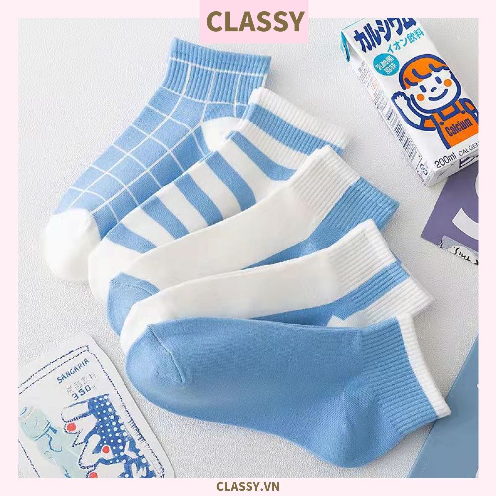 Classy Tất cổ ngắn, vớ cổ ngắn nhiều màu nhiều họa tiết vui nhộn G1461 - G1462 - G1464