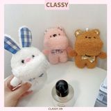  Classy Móc khóa gấu bông, con vật hoạt hình siêu đáng yêu, siêu êm PK1276 