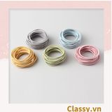  Set 100 dây thun (chun) cột tóc siêu dai siêu rẻ 