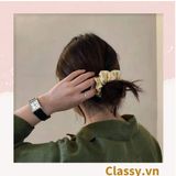  DÂY CỘT TÓC VẢI SCRUNCHIES SATIN MỜ HOT TREND PK213 