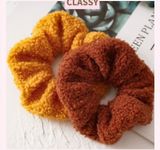  Dây cột tóc vải Scrunchies lông cừu PK219 