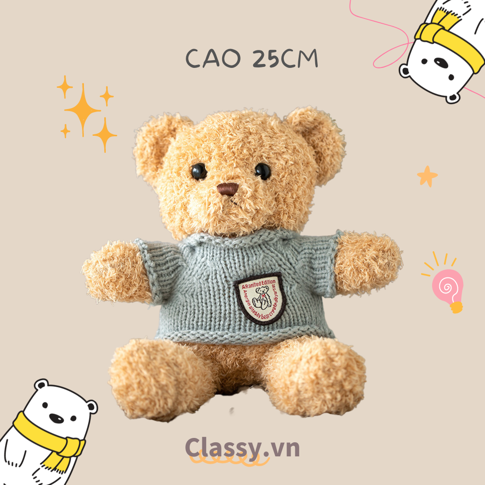  Classy Gấu bông Teddy mặc áo siêu êm siêu mịn B1375 