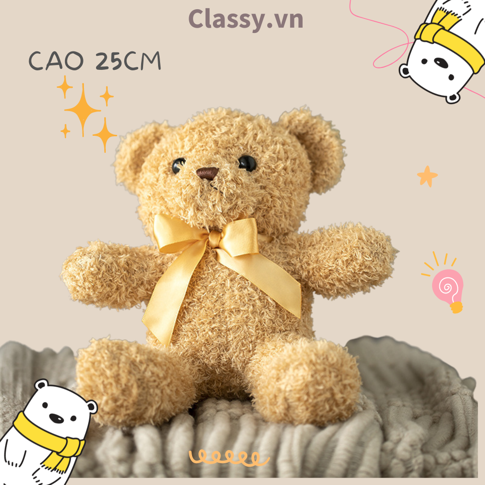 Classy Gấu bông Teddy mặc áo siêu êm siêu mịn B1375