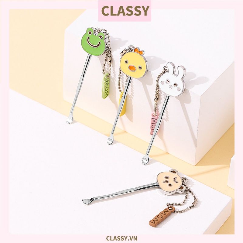 Cây ngoáy tai mini, đính kèm móc khóa con vật cute ngộ nghĩnh PK1322