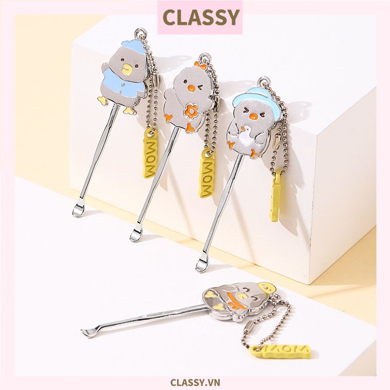 Cây ngoáy tai mini, đính kèm móc khóa con vật cute ngộ nghĩnh PK1322