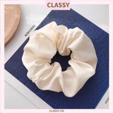  DÂY CỘT TÓC VẢI SCRUNCHIES SATIN MỜ HOT TREND PK213 