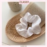  DÂY CỘT TÓC VẢI SCRUNCHIES SATIN MỜ HOT TREND PK213 