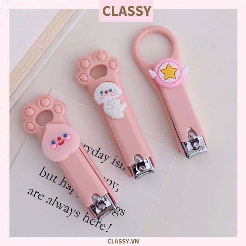 PK917 Cắt móng tay dễ thương cô gái hoạt hình trái tim Cắt móng tay móng chân cầm tay sáng tạo