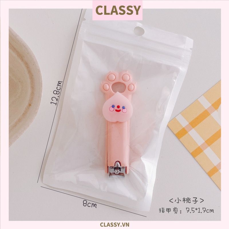 PK917 Cắt móng tay dễ thương cô gái hoạt hình trái tim Cắt móng tay móng chân cầm tay sáng tạo