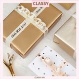  Classy Ruy băng voan 1 mét họa tiết ánh kim Q498 