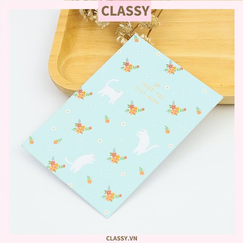 Thiệp Vintage style Size lớn 14 X 10.4 CM, giấy kraft sang trọng kèm phong bì Q761