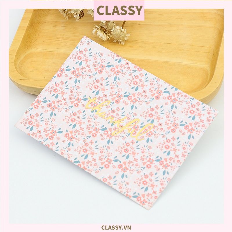 Thiệp Vintage style Size lớn 14 X 10.4 CM, giấy kraft sang trọng kèm phong bì Q761