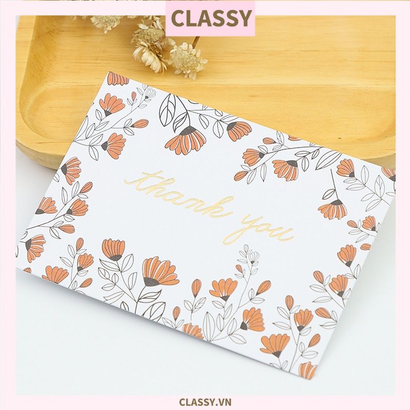 Thiệp Vintage style Size lớn 14 X 10.4 CM, giấy kraft sang trọng kèm phong bì Q761