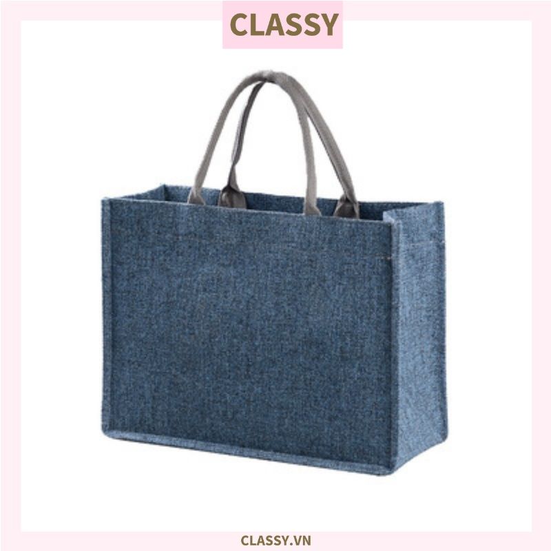 Túi Đay Trơn Retro Quai Đay, Kiểu dáng Vintage, Kích thước 36 * 15 * 28 CM - Sản phẩm thân thiện với Môi trường T310