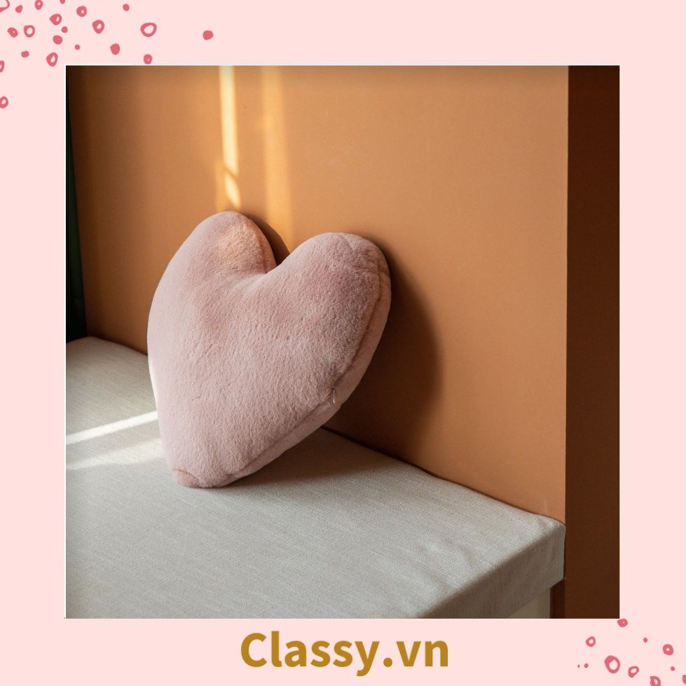 Gối ôm, gối đệm sofa hình trái tim hoặc đám mây trang trí ghế sofa, trang trí nhà cửa siêu êm mịn,Valentine,15-2, lễ tình nhân B1824
