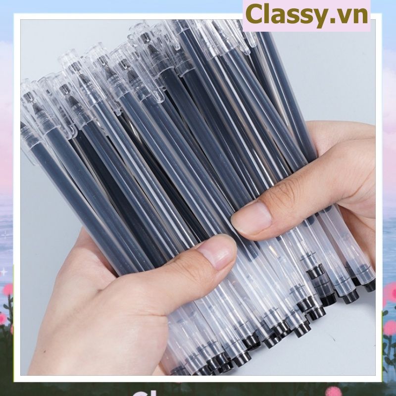 COMBO 20 Bút mực gel màu trắng ngòi 0.5mm tiện dụng cho học sinh, sinh viên, văn phòng PK1729