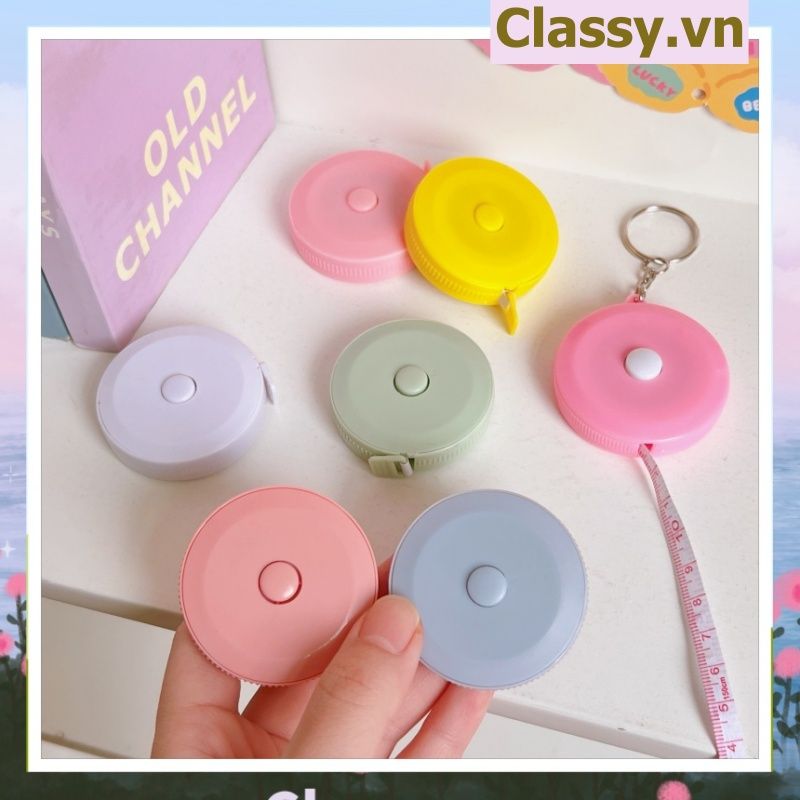 Thước Dây Cuộn Mini Rút Tự Động hình trái cây Siêu Dễ Thương PK650