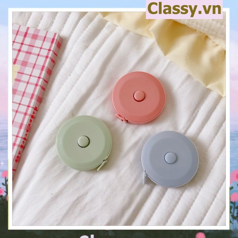 Thước Dây Cuộn Mini Rút Tự Động hình trái cây Siêu Dễ Thương PK650
