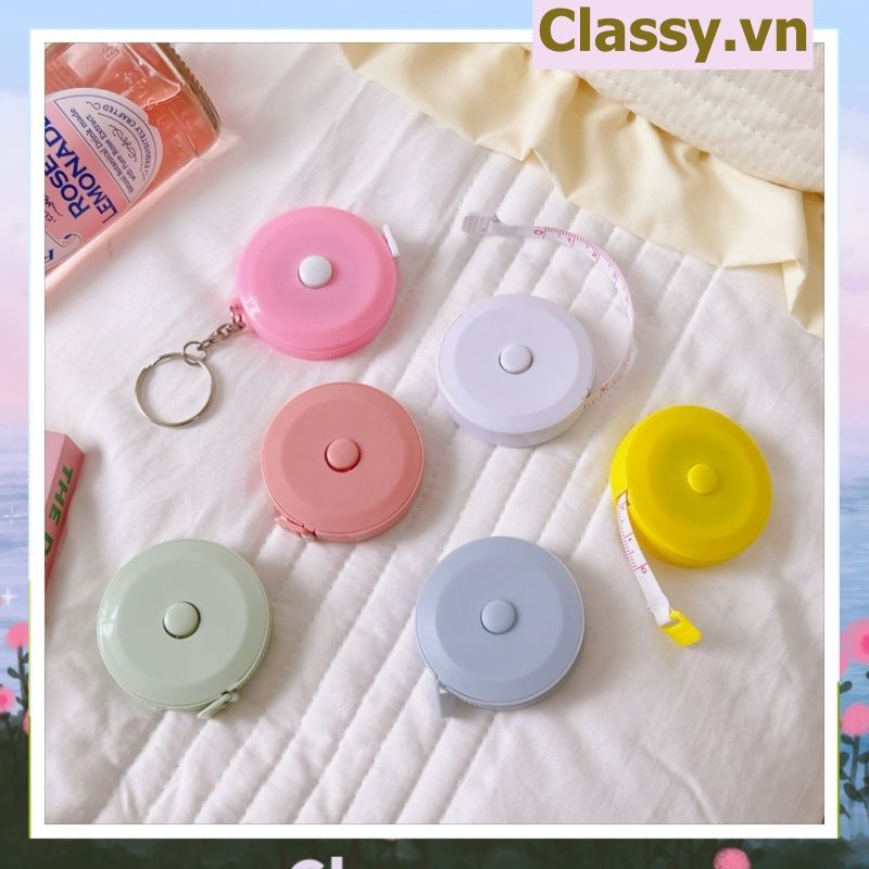 Thước Dây Cuộn Mini Rút Tự Động hình trái cây Siêu Dễ Thương PK650