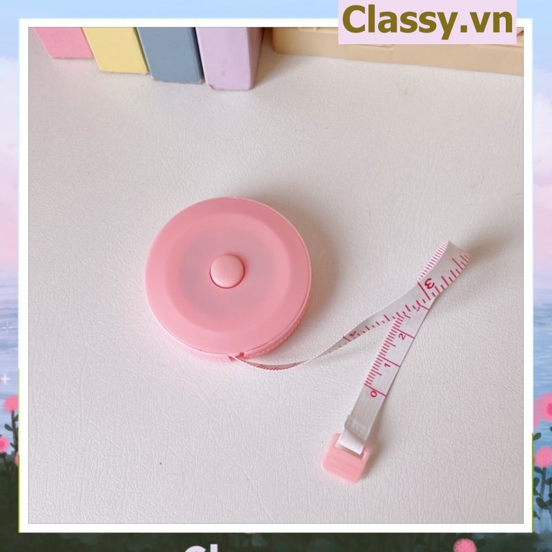 Thước Dây Cuộn Mini Rút Tự Động hình trái cây Siêu Dễ Thương PK650