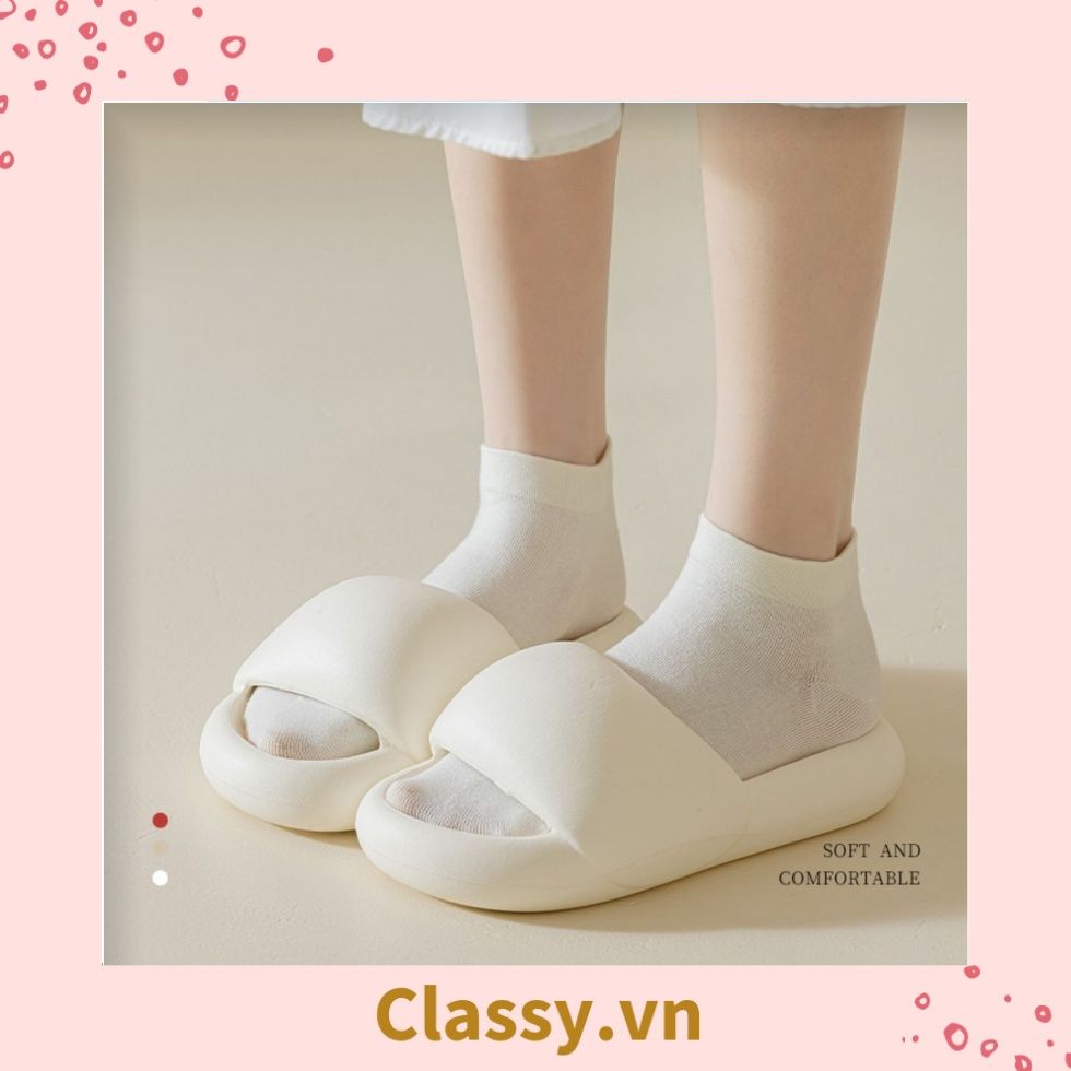 Classy Tất cổ ngắn, vớ cổ ngăn cotton dày dặn, phù hợp cả nam và nữ G1406